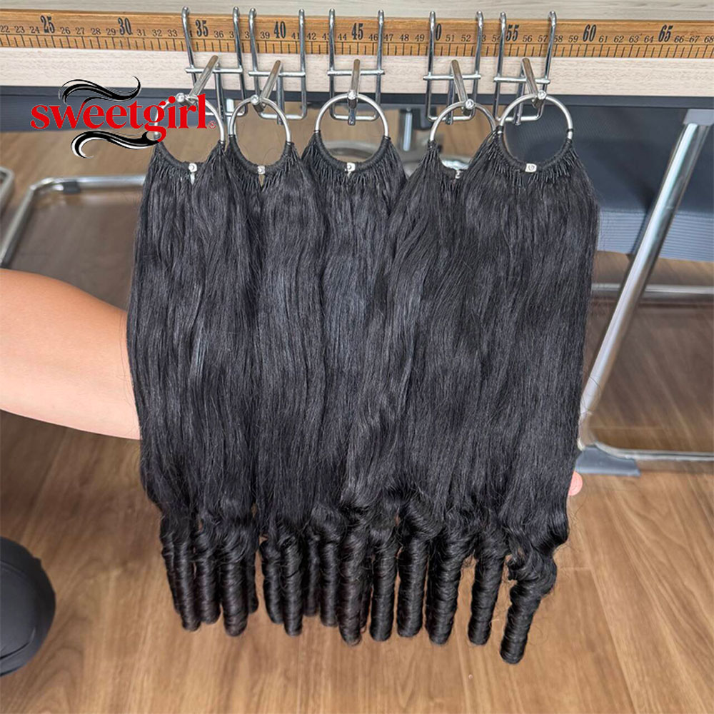 Water Wave Bulk Human Hair For Braiding - شعر ياكي فيتنامي طبيعي 100% غير