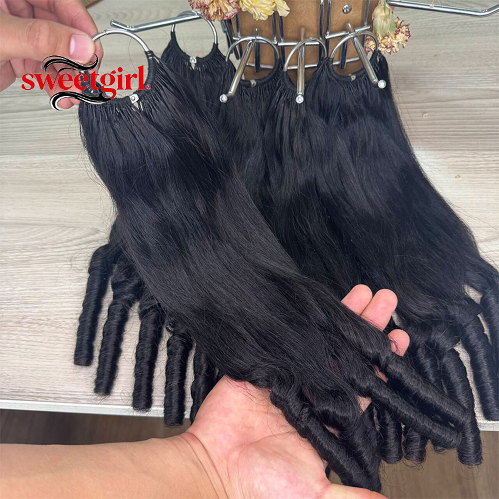 شعر ياكي فيتنامي طبيعي 100% غي - مراجعة Water Wave Bulk Human Hair For Braiding وسعره