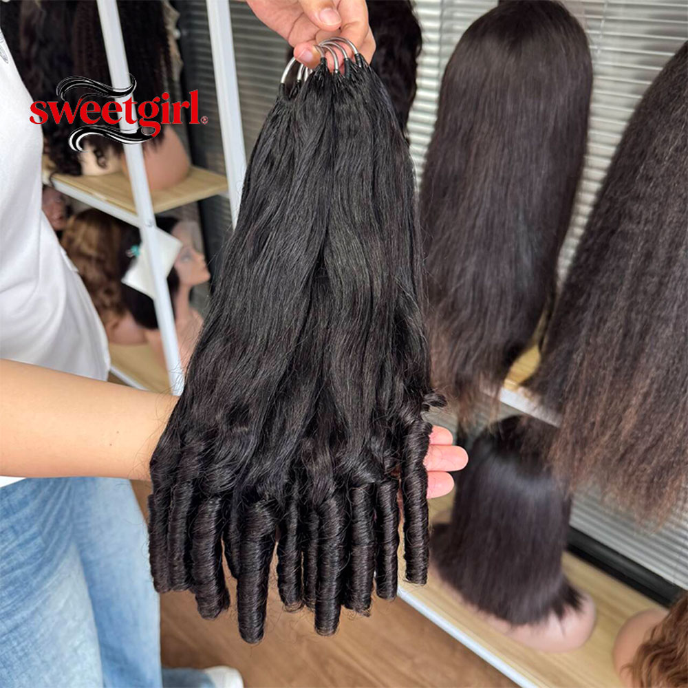 شعر ياكي فيتنامي طبيعي 100% غي - مراجعة Water Wave Bulk Human Hair For Braiding وسعره