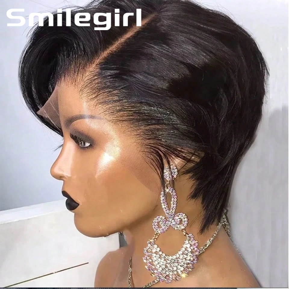 شعر مستعار قصير رخيص بالجملة ب - مراجعة Short Pixie Cut Wig Human Hair Cheap وسعره