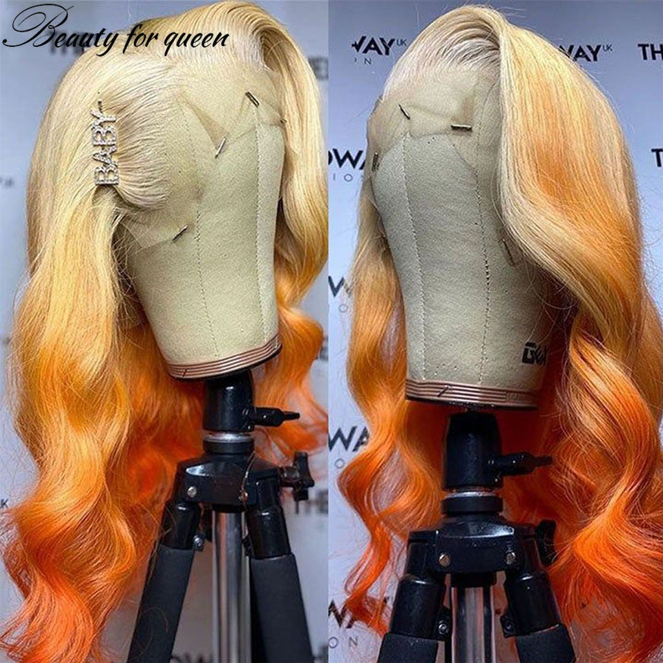 الزنجبيل 613 البرتقال الجسم مو - مراجعة 613 Blonde Body Wave Lace Front Wig وسعره