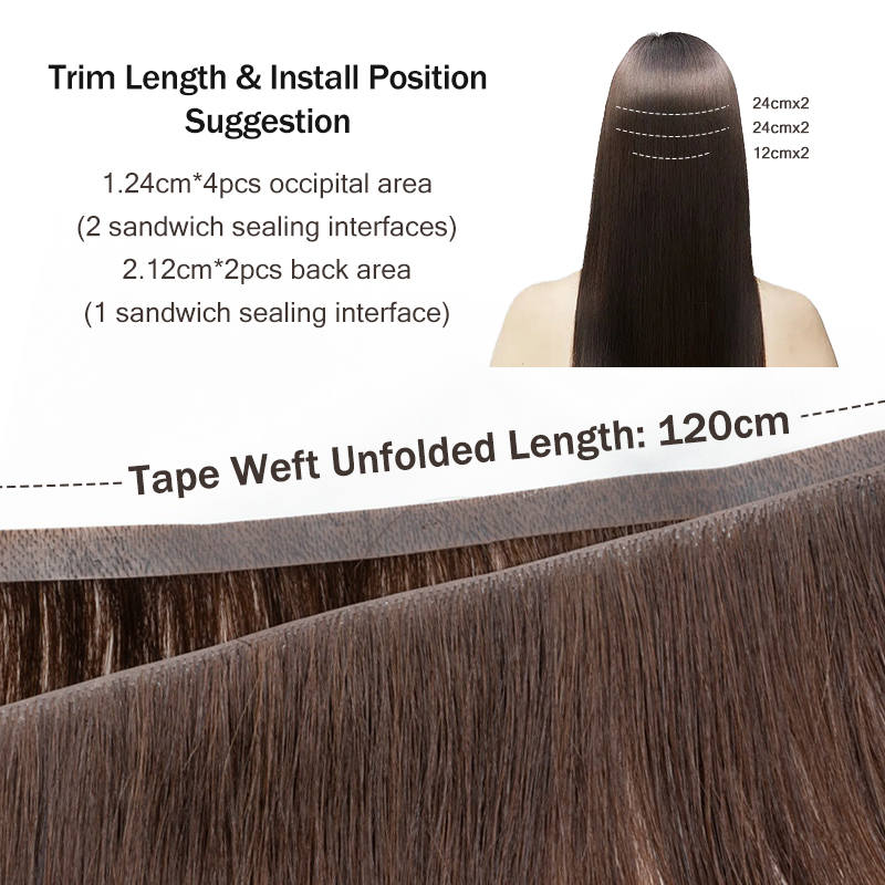 imible Long Tape PU Weft انسان - مراجعة Invisible Tape In Extensions Real Hair وسعره
