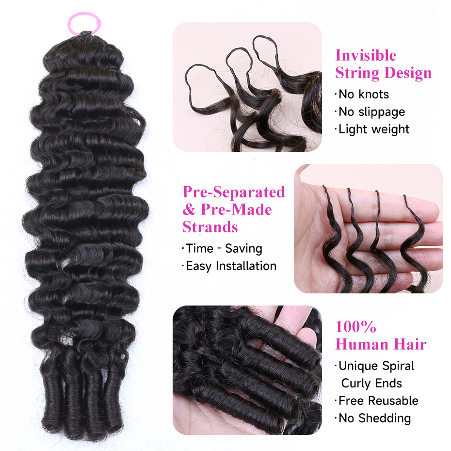 شعر بشري 100%، كروشيه بريش، مع - مراجعة Hair Bundles وسعره