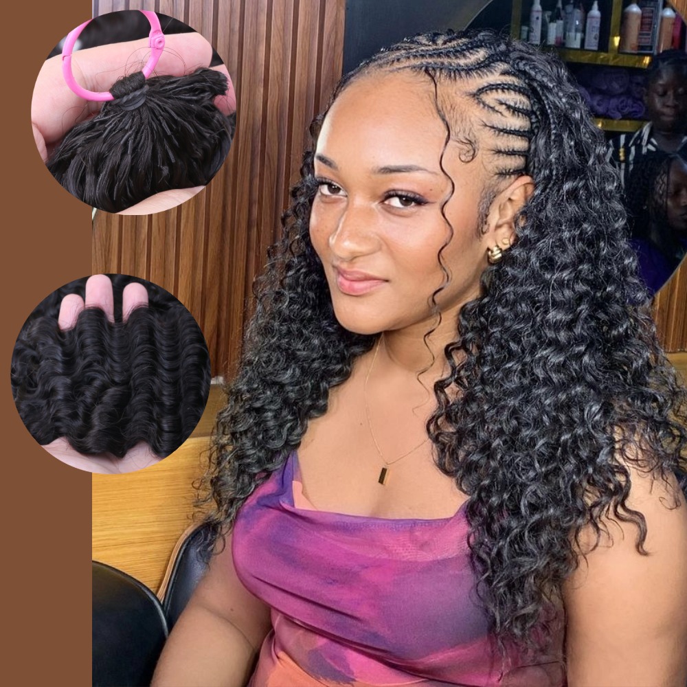 شعر بشري مجدول بالكروشيه للنسا - مراجعة Hair Bundles وسعره