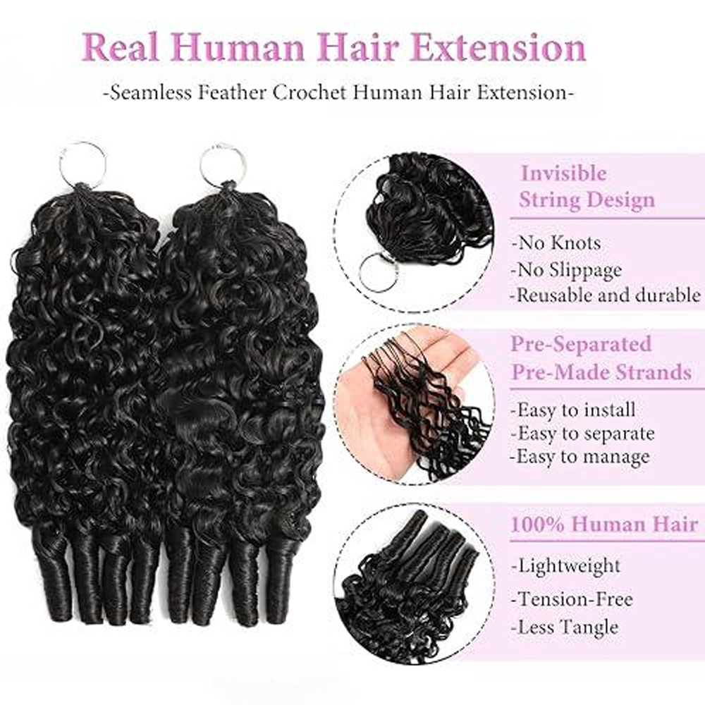 شعر بشري مجدول بالكروشيه للنسا - مراجعة Hair Bundles وسعره
