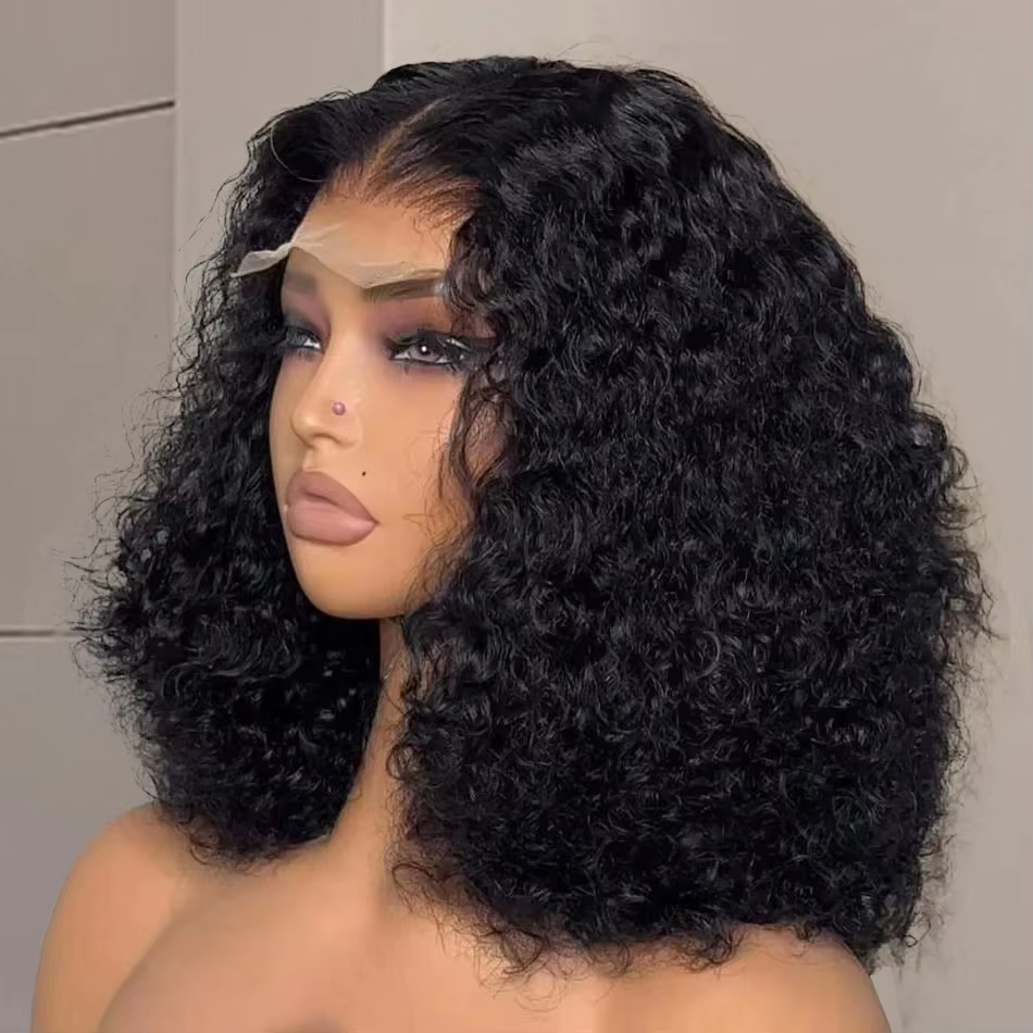 باروكات شعر بشري مجعد بطول 8-1 - مراجعة Glueless Wear And Go Human Hair Wig وسعره