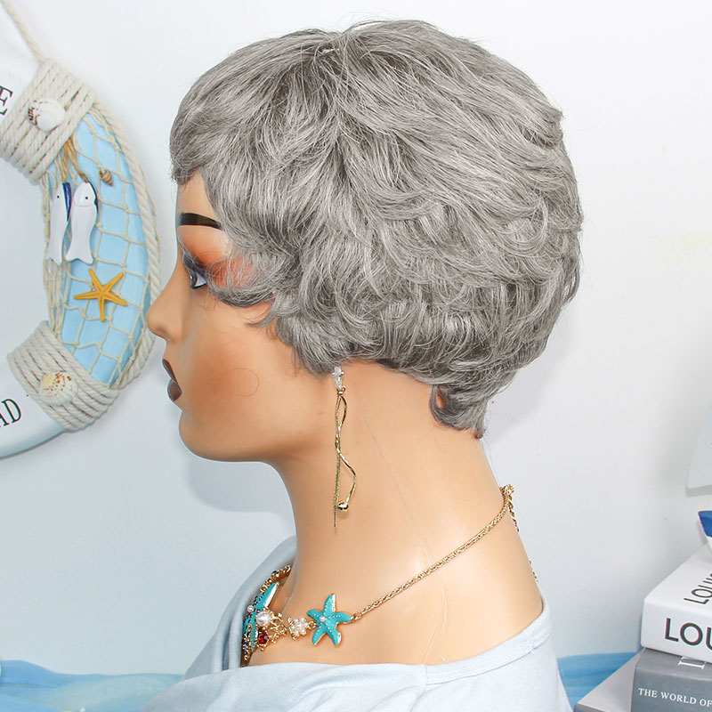 باروكة شعر بشري قصيرة مستقيمة  - مراجعة Short Pixie Cut Wig Human Hair Cheap وسعره