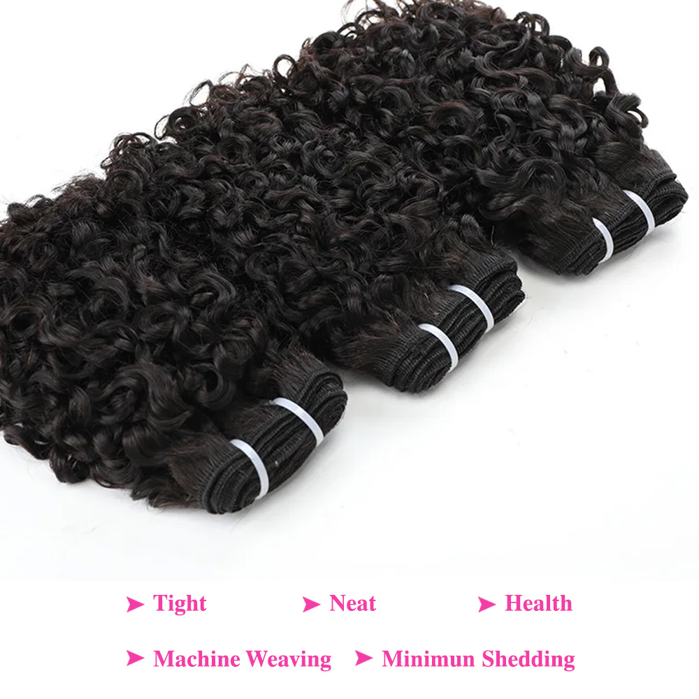 عابث حليقة الشعر حزم مع إغلاق  - مراجعة Deep Wave 3 Bundles With Closure وسعره