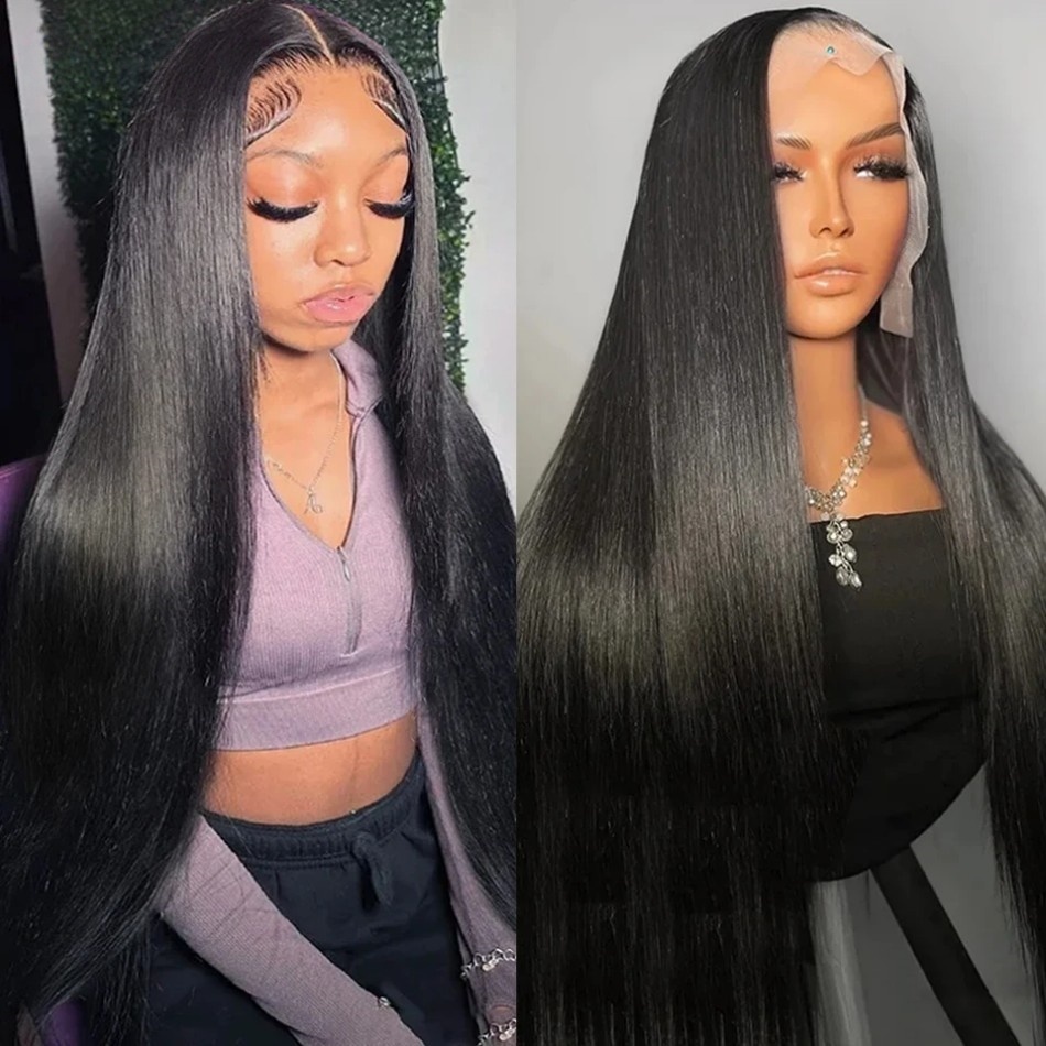 باروكة شعر بشري مستقيم بدون غر - مراجعة Lace Front Wigs وسعره