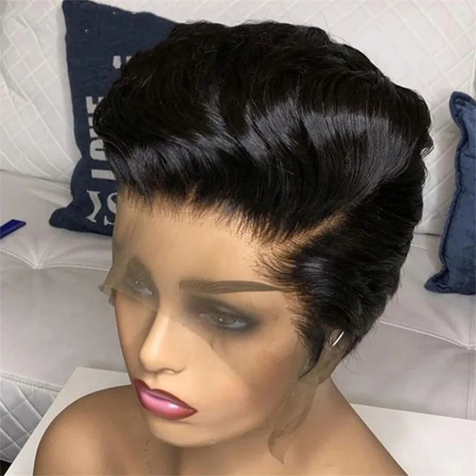 عابث قطع الباروكات الشعر البشر - مراجعة Short Pixie Cut Wig Human Hair Cheap وسعره